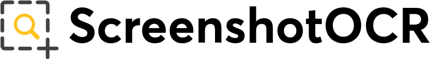 ScreenshotOCR Logo